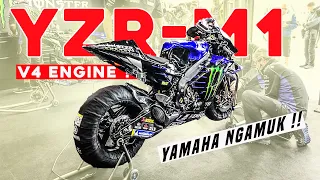 MOTOGP MEMANAS !! YAMAHA KEMBANGKAN YZR-M1 MESIN V4 ⁉️ | GILAAAA ‼️‼️😱