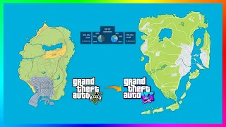 Grand Theft Auto VI Map (150% Bigger)