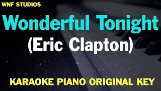 Eric Clapton - Wonderful Tonight (Karaoke Piano)