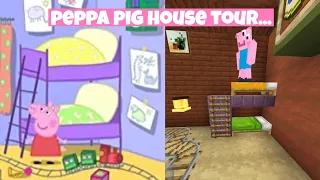 Peppa pig’s minecraft house tour!