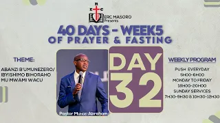 Thursday 02/12/2021 EVENING SERVICE DAY 32 OF 40 DAYS OF PRAYER AND FASTING