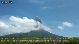 Indonesia Volcano 2020 | Ash rain | Volcanic Eruption | Lewotolo Volcano