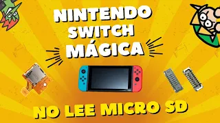 Nintendo switch mágica no lee micro sd