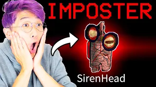 LankyBox Plays AMONG US But SIREN HEAD Is An Imposter!? (INSANE NEW SKIN!?)