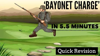 'Bayonet Charge' by Ted Hughes in 5.5 Minutes: Quick Revision