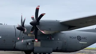 C-130J Engine Startup - Propeller Pitch Changing