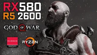 God of War | RX580 4GB + Ryzen 5 2600 + 8GB RAM