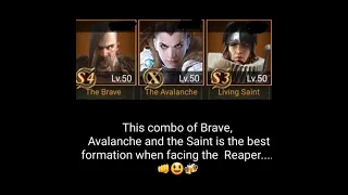 defender- warden- reaper vs brave- ava- saint -Rise of empires ice and fire