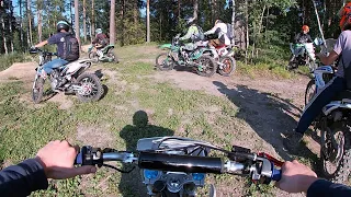 Покатушки С Пацанами На Питбайке По ЛЕСУ и ГРЯЗИ [GoPro]