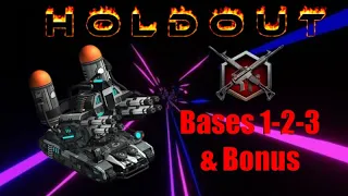 War Commander Holdout event Base 1-2-3 & Bonus Free Repair.