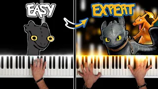 Toothless Dance | EASY to EXPERT but...