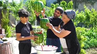 Incredible Watermelon Juice Preservation Technique! The secret method you must see.