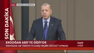 Cumhurbaşkanı Erdoğan: FETÖ Meselesi En Üst Sıralarda