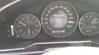 Mercedes Benz CLS 350 2007 Kick down - Acceleration from 80 to 250 KM/h