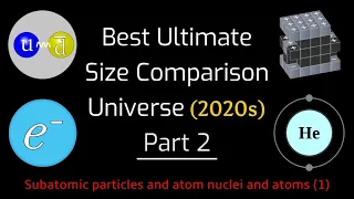 Best Ultimate Size Comparison Universe 2020s Part 2 (1fm ~ 100pm)