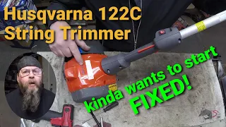 Husqvarna 122C String Trimmer-Won't Start-Fixed!
