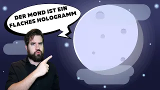 Der Mond ist ein flaches Hologramm?! Die absurdesten Verschwörungstheorien zum Mond!