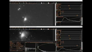 EEA/VA session: live view + stacking (SharpCap Pro), Orion, nebulae NGC 2024, M 42: 08-09/11/2021.