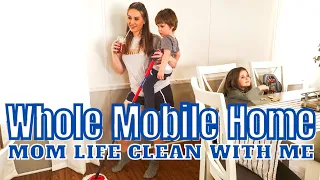 WHOLE MOBILE HOME MOM LIFE CLEAN WITH ME | MarieLove