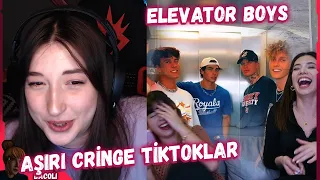 Pqueen - "CRINGE TIKTOK VIDEOLARI İZLİYORUZ! | ELEVATOR BOYS" İzliyor! (Sezin Karameşe)