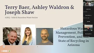 Hazardous Waste Management, Pollution Prevention, and The State of Recycling in Arizona - Terry Baer