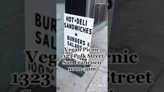 Sandwich @ Vegan Picnic, San Francisco