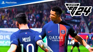 FC 24 PS5 Gameplay - PSG 50-0 Man City -Ft, Messi , Ronaldo, Mbappe, Salah, Neymar