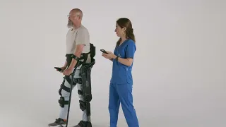 Ricard is walking with ABLE Exoskeleton