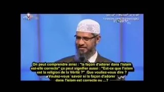 Un chrétien défie "Si vs répondez à mes 6 questions je suis prêt à embrasser l'islam" Dr.Naik