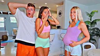 TELLING MY BEST FRIENDS IM PREGNANT! *PRANK*