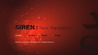 SIREN　NEW　TRANSLATION　タイトル画面