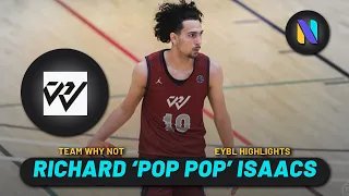 Texas Tech Red Raiders Commit Richard 'Pop Pop' Isaacs Team Why Not Nike EYBL Highlights