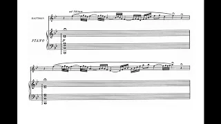 Oboe Sonata, Op.166 (C. Saint-Saëns) Score Animation