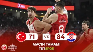 🔴 MAÇIN TAMAMI | Türkiye 🆚 Hırvatistan | FIBA Olimpiyat Ön Eleme Turnuvası Finali