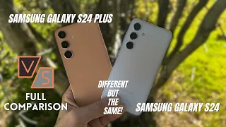 Samsung Galaxy S24 vs Samsung Galaxy S24 Plus Comparison. Different but the Same!