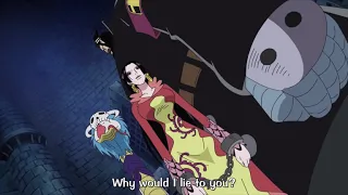 One Piece: Boa Hancock tells Ace that Luffy is in Impel Down