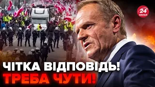 The Polish PM is angry. Farmers didn't expect such a reaction. A harsh response to the protests.