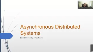 Asynchronous Distributed Systems - David Ostrovsky - NDC London 2021