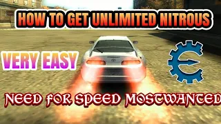 NFS MOSTWANTED 2005 | How to get unlimited nitrous