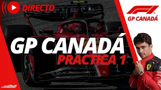 🔴DIRECTO GP de Canadá [FP1] F1 || Práctica 1 F1 EN VIVO  2023 || Canadá en Vivo