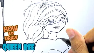 How to Draw Queen Bee Miraculous ladybug