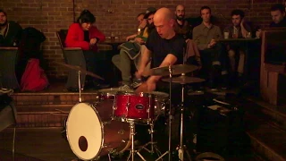 Chris Corsano - solo drums - at Manhattan Inn, Brooklyn - Oct 28 2016