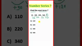 10,100,200,310,?/Find the next term?/Number Series/Reasoning Questions