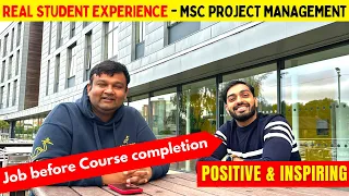 MSc Project Management in UK - Real student experience | How to get a job in UK? | #ukstudentlife