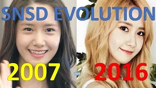 SNSD EVOLUTION (2007-2016)