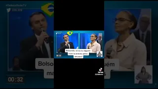 Bolsonaro X Marina Silva. cortes do Bolsonaro. mitadas