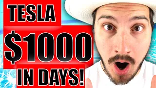 TESLA STOCK WILL HIT $1000 IN “X” DAYS