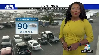 Weather Authority Meteorologist Jenese Harris predicts isolated storms for late afternoon, evening