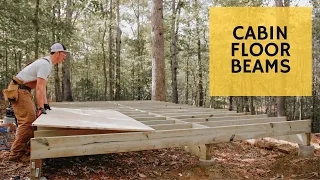 Cabin Beams - Cabin Build Ep.3