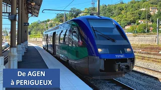 [Cab Ride] [4K] D'Agen à Périgueux en cabine du X73782